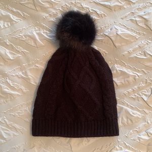 NWT J Crew Pompom Hat